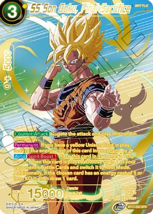 SS Son Goku, Final Sacrifice (SPR) (BT17-093) [Ultimate Squad] - PCA Designer Toys