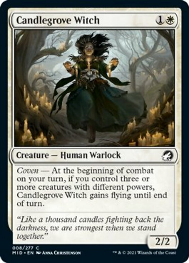 Candlegrove Witch [Innistrad: Midnight Hunt] - PCA Designer Toys