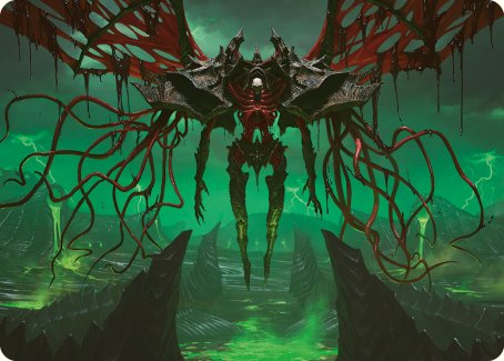 Archfiend of the Dross Art Card [Phyrexia: All Will Be One Art Series] - PCA Designer Toys