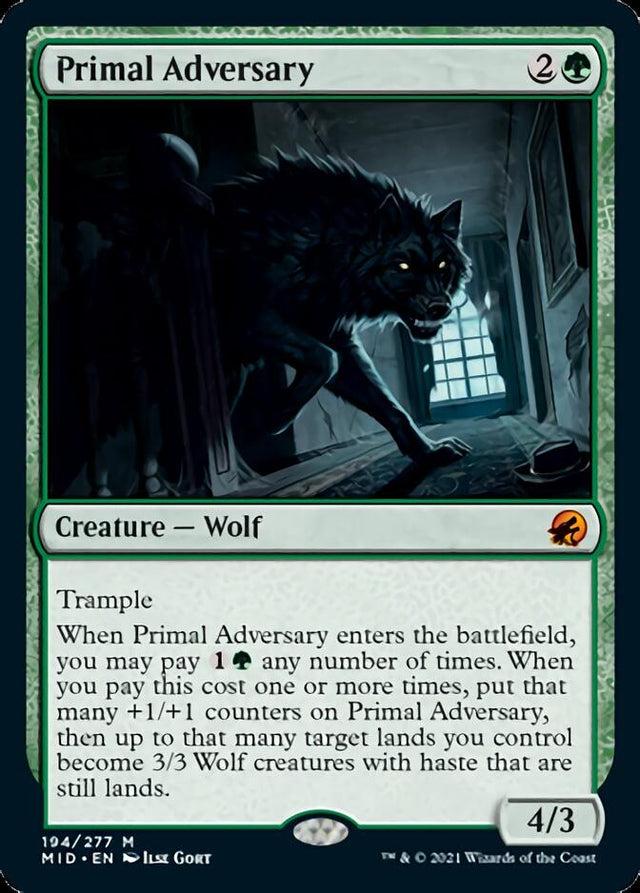 Primal Adversary [Innistrad: Midnight Hunt] - PCA Designer Toys