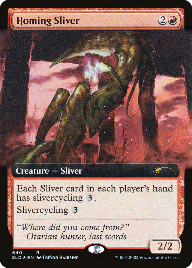 Homing Sliver (Extended Art) [Secret Lair Drop Promos] - PCA Designer Toys