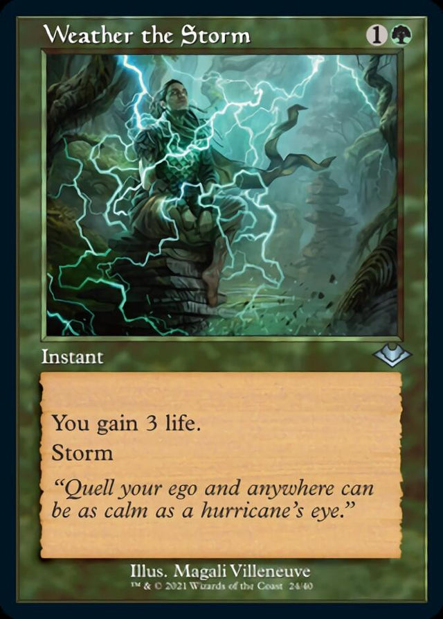 Weather the Storm (Retro Foil Etched) [Modern Horizons] - PCA Designer Toys