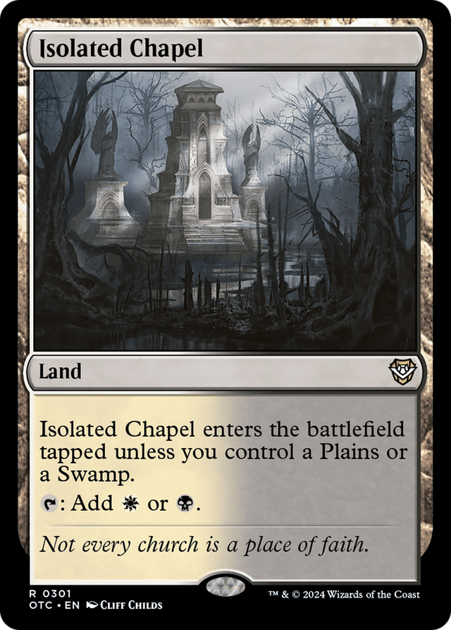 Isolated Chapel [Outlaws of Thunder Junction Commander] - PCA Designer Toys