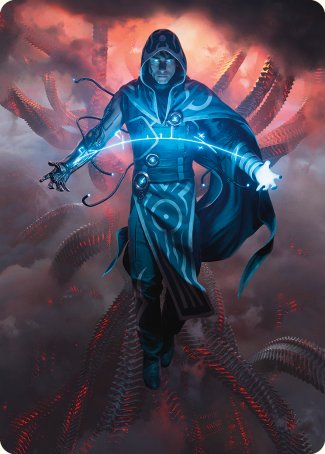 Jace, the Perfected Mind Art Card [Phyrexia: All Will Be One Art Series] - PCA Designer Toys