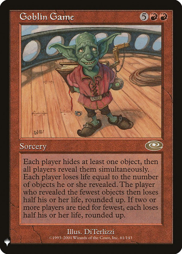 Goblin Game [The List] - PCA Designer Toys