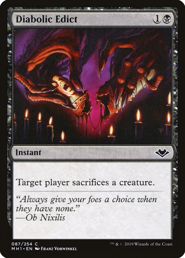 Diabolic Edict [Modern Horizons] - PCA Designer Toys
