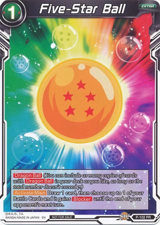 Five-Star Ball (P-102) [Promotion Cards] - PCA Designer Toys