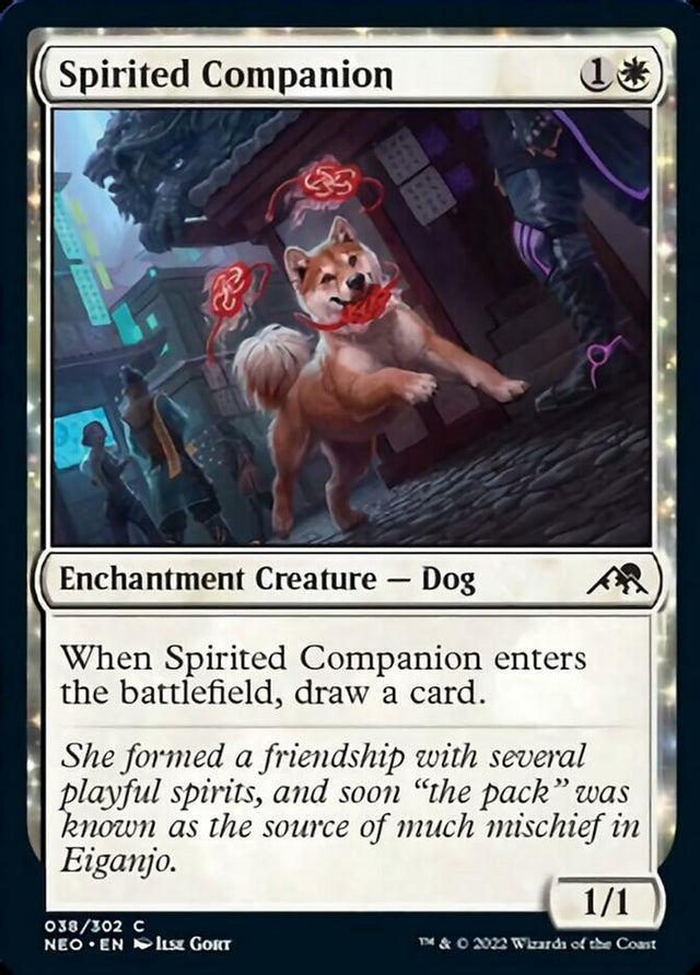 Spirited Companion [Kamigawa: Neon Dynasty] - PCA Designer Toys