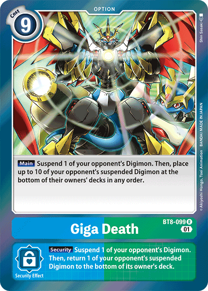 Giga Death [BT8-099] [New Awakening] - PCA Designer Toys