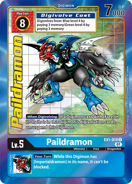 Paildramon [EX1-019] (Alternate Art) [Classic Collection] - PCA Designer Toys