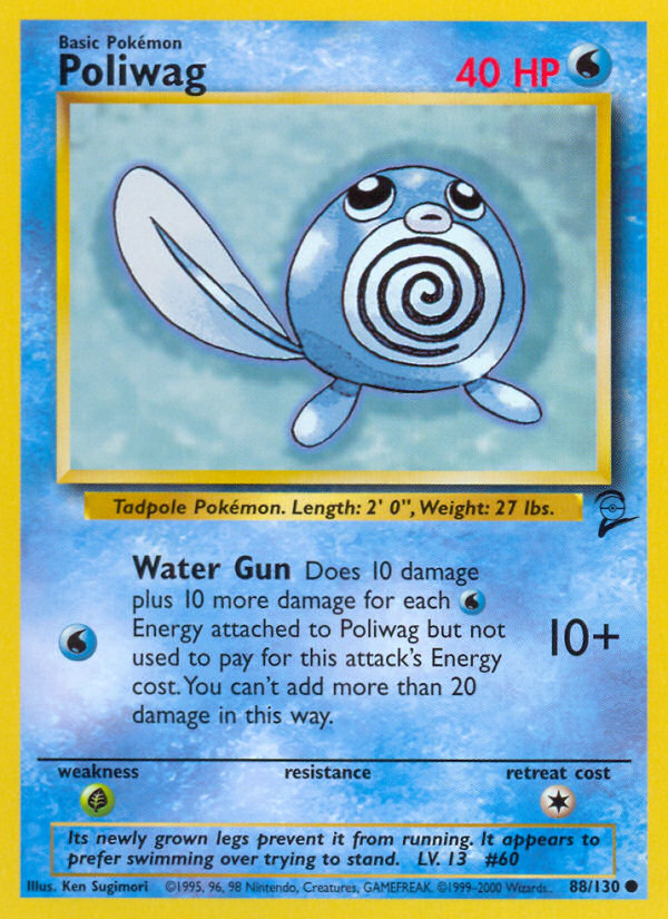 Poliwag (88/130) [Base Set 2] - PCA Designer Toys