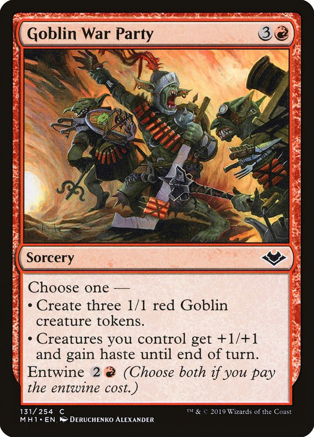 Goblin War Party [Modern Horizons] - PCA Designer Toys