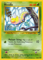 Weedle (100/130) [Base Set 2] - PCA Designer Toys