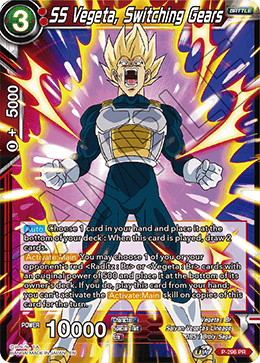 SS Vegeta, Switching Gears (P-296) [Tournament Promotion Cards] - PCA Designer Toys