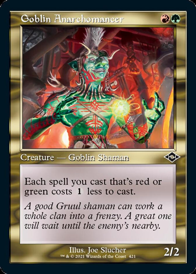 Goblin Anarchomancer (Retro Foil Etched) [Modern Horizons 2] - PCA Designer Toys
