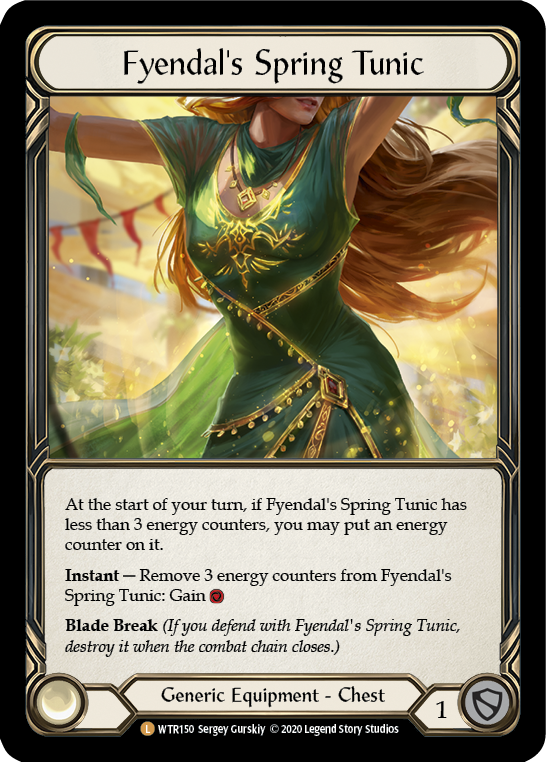 Fyendal's Spring Tunic [U-WTR150] (Welcome to Rathe Unlimited)  Unlimited Rainbow Foil - PCA Designer Toys