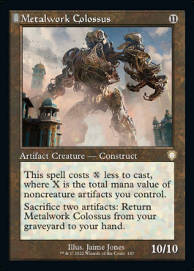 Metalwork Colossus (Retro) [The Brothers' War Commander] - PCA Designer Toys