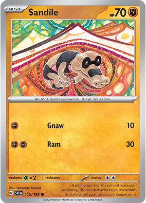 Sandile (115/198) [Scarlet & Violet: Base Set]