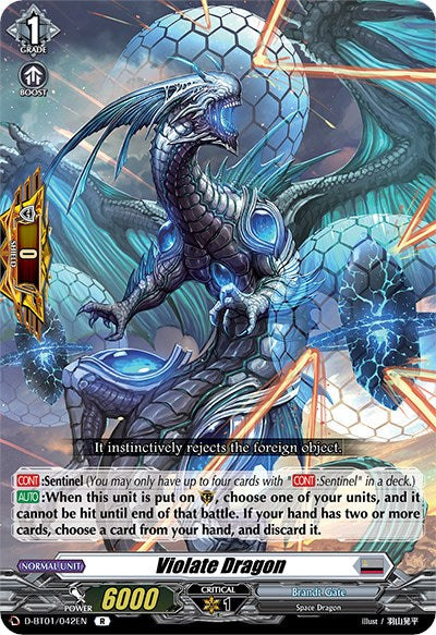 Violate Dragon (D-BT01/042EN) [Genesis of the Five Greats] - PCA Designer Toys