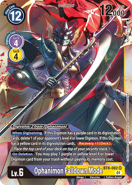 Ophanimon: Falldown Mode [BT8-082] [New Awakening] - PCA Designer Toys