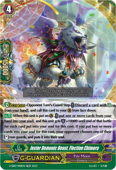 Jester Demonic Beast, Flection Chimera (V-SS10/008EN) [Premium Battle Deckset 2023] - PCA Designer Toys