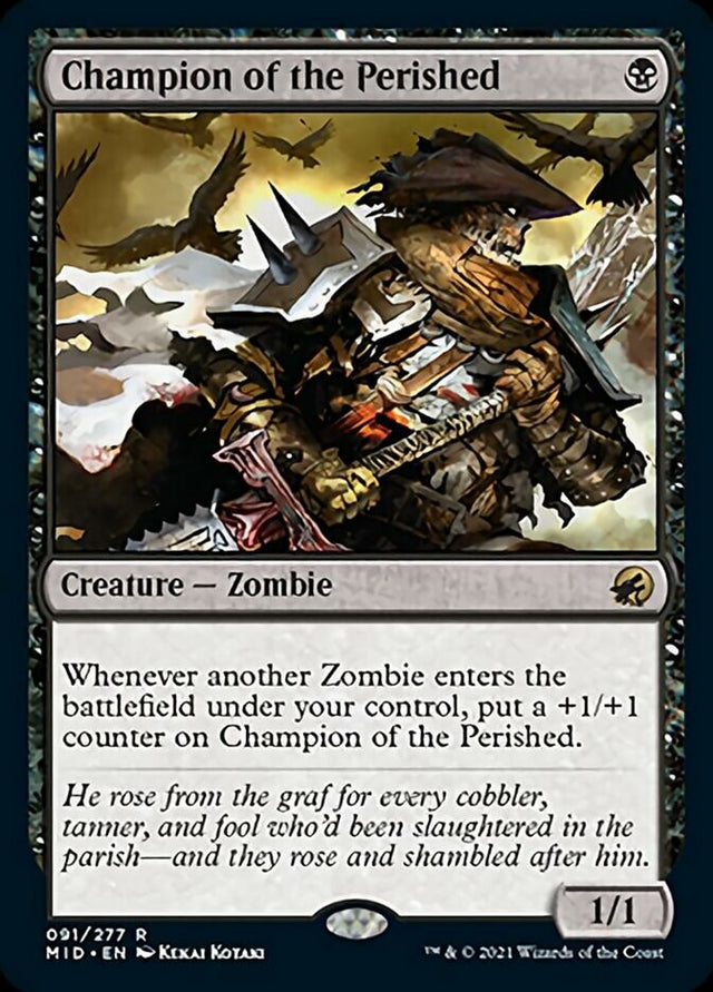 Champion of the Perished [Innistrad: Midnight Hunt] - PCA Designer Toys