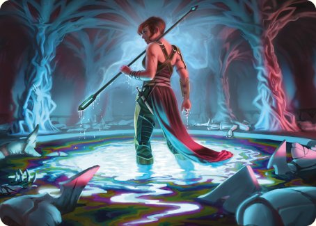 Melira, the Living Cure Art Card [Phyrexia: All Will Be One Art Series] - PCA Designer Toys