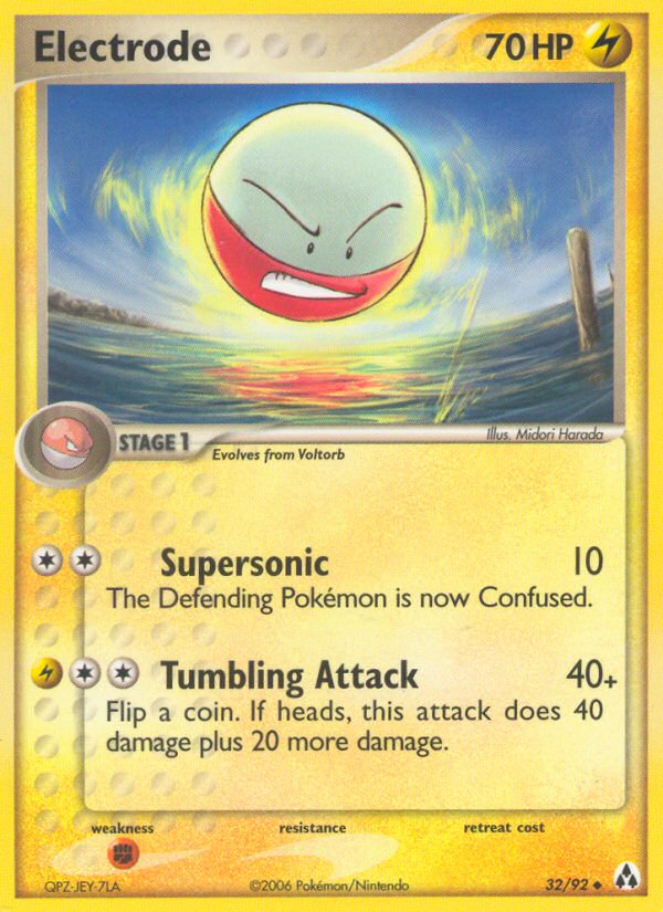 Electrode (32/92) [EX: Legend Maker] - PCA Designer Toys