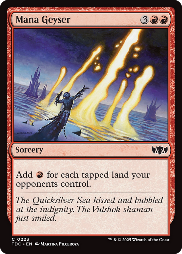 Mana Geyser [Tarkir: Dragonstorm Commander]