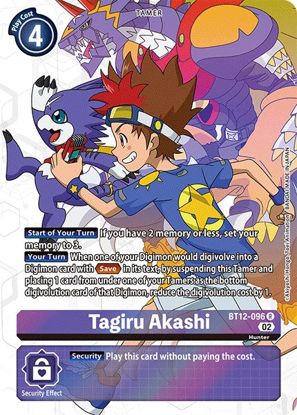 Tagiru Akashi [BT12-096] (Alternate Art) [Across Time] - PCA Designer Toys