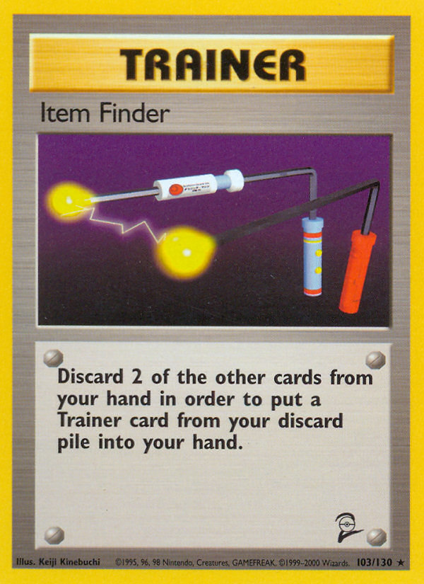 Item Finder (103/130) [Base Set 2] - PCA Designer Toys