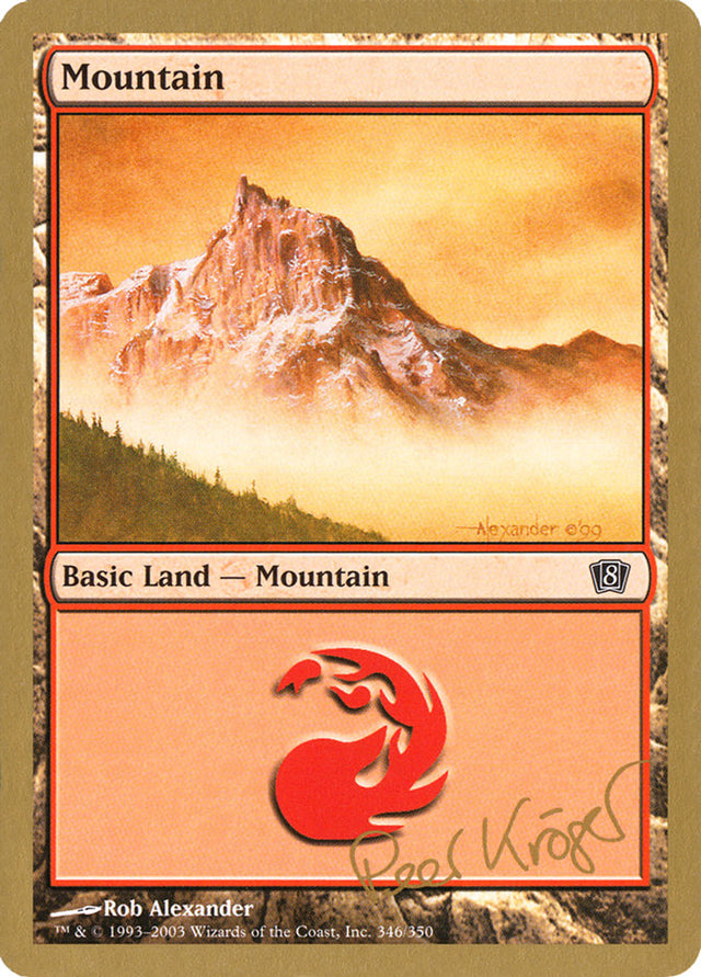 Mountain (pk346) (Peer Kroger) [World Championship Decks 2003] - PCA Designer Toys