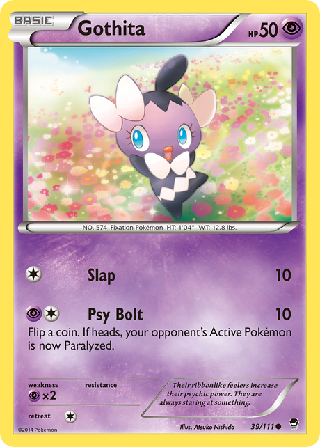 Gothita (39/111) [XY: Furious Fists] - PCA Designer Toys