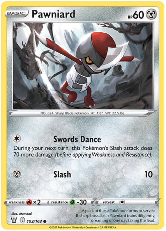 Pawniard (103/163) [Sword & Shield: Battle Styles] - PCA Designer Toys