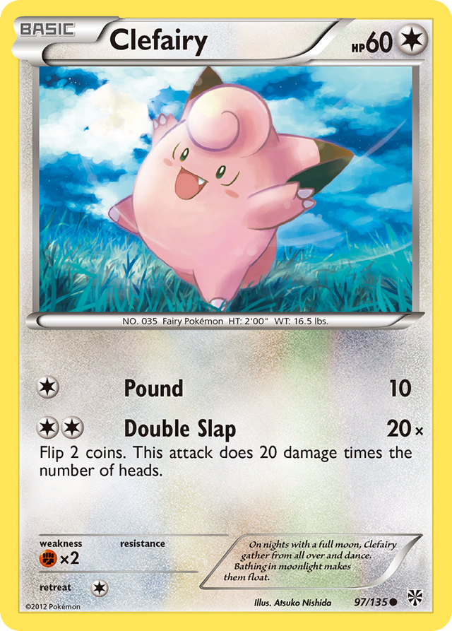Clefairy (97/135) [Black & White: Plasma Storm] - PCA Designer Toys