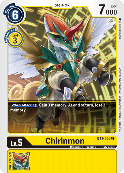 Chirinmon [BT1-058] [Release Special Booster Ver.1.0] - PCA Designer Toys