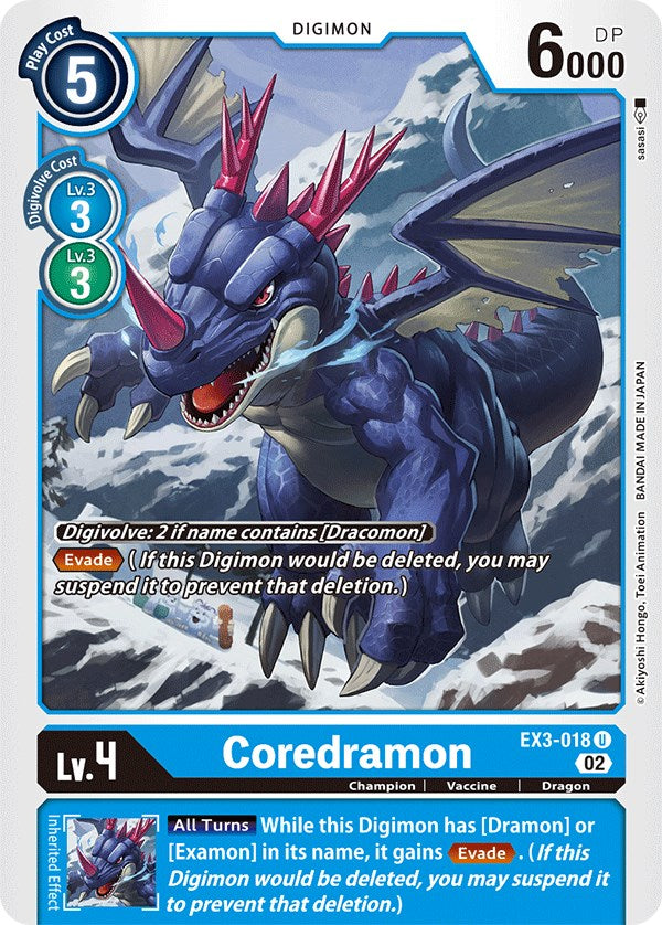 Coredramon [EX3-018] [Draconic Roar] - PCA Designer Toys