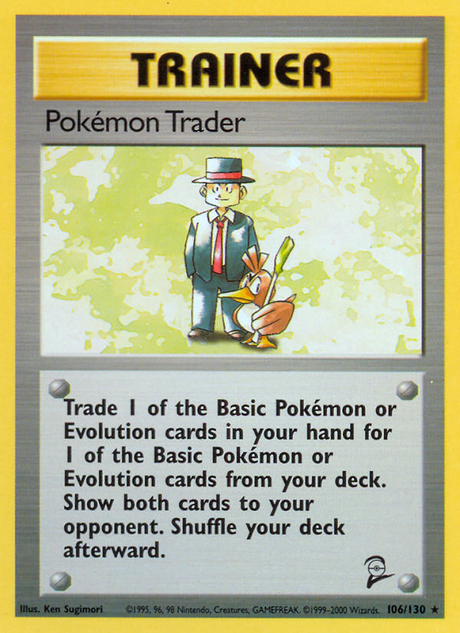 Pokemon Trader (106/130) [Base Set 2] - PCA Designer Toys