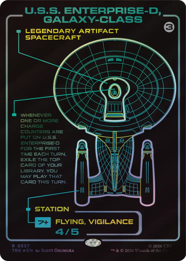 U.S.S. Enterprise-D, Galaxy-Class (Showcase) [Star Trek]