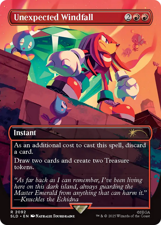 Unexpected Windfall (2092) [Secret Lair Drop Series]