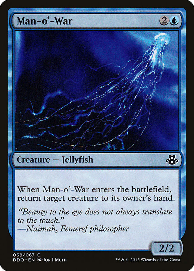 Man-o'-War [Duel Decks: Elspeth vs. Kiora] - PCA Designer Toys