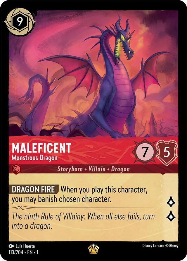 Maleficent - Monstrous Dragon (113/204) [The First Chapter] - PCA Designer Toys