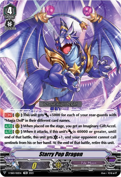 Starry Pop Dragon (Foil) (V-SS10/012EN) [Premium Battle Deckset 2023] - PCA Designer Toys