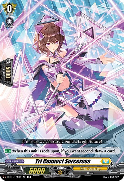 Tri Connect Sorceress (D-BT01/101EN) [Genesis of the Five Greats] - PCA Designer Toys