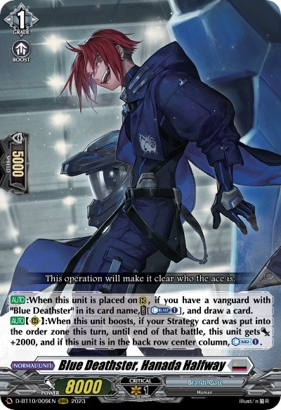 Blue Deathster, Hanada Halfway (D-BT10/009EN) [Dragon Masquerade] - PCA Designer Toys