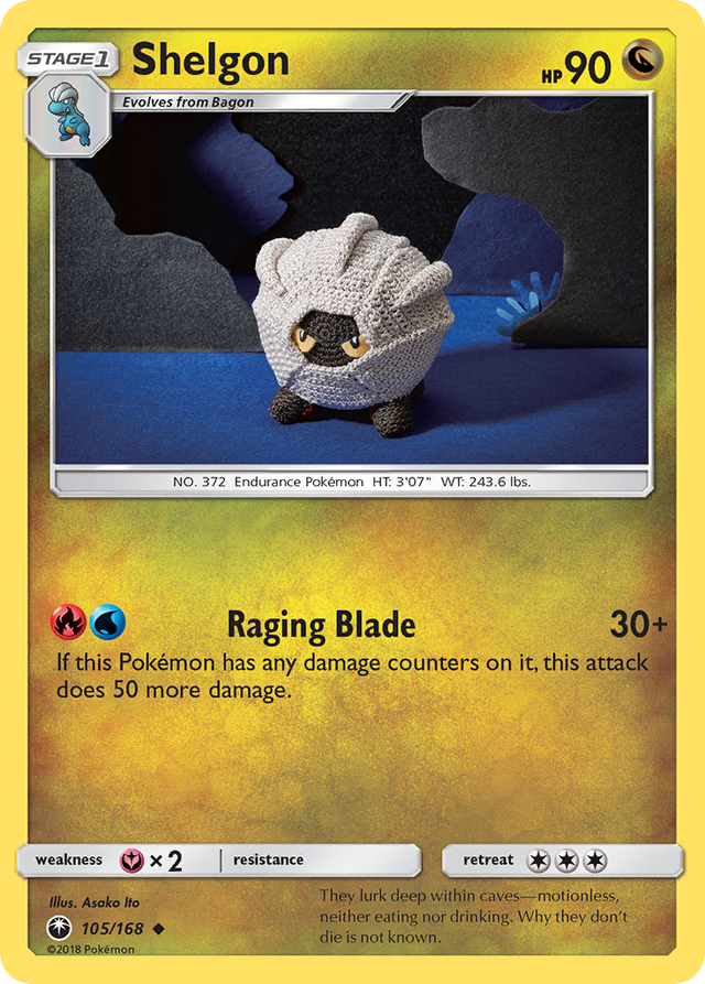 Shelgon (105/168) [Sun & Moon: Celestial Storm] - PCA Designer Toys