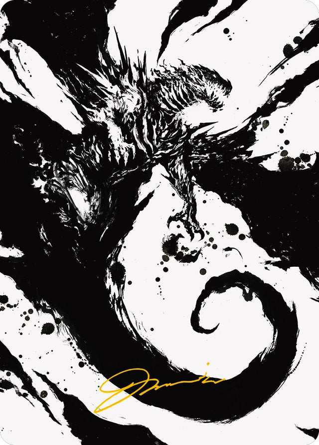Capricious Hellraiser Art Card (Gold-Stamped Signature) [Phyrexia: All Will Be One Art Series] - PCA Designer Toys