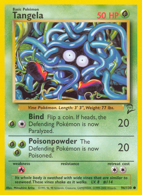 Tangela (96/130) [Base Set 2] - PCA Designer Toys