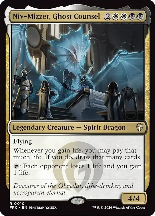 Niv-Mizzet, Ghost Counsel [Reality Fracture Commander]