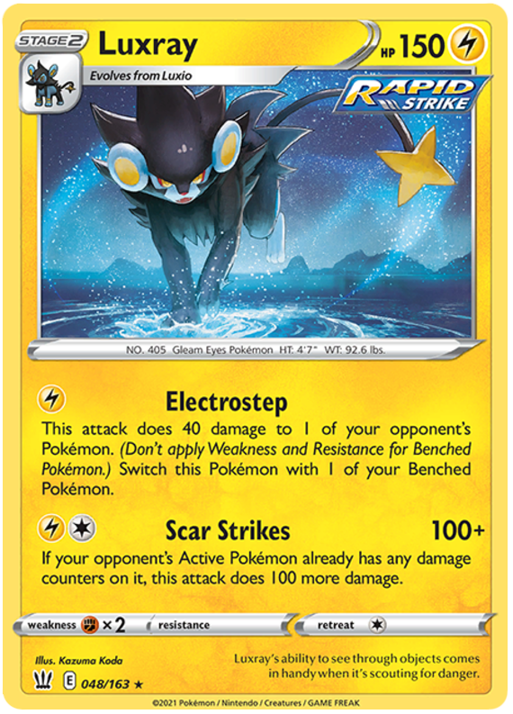 Luxray (048/163) [Sword & Shield: Battle Styles] - PCA Designer Toys